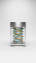 Glass storage container with airtight lid