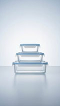 Glass food storage container set