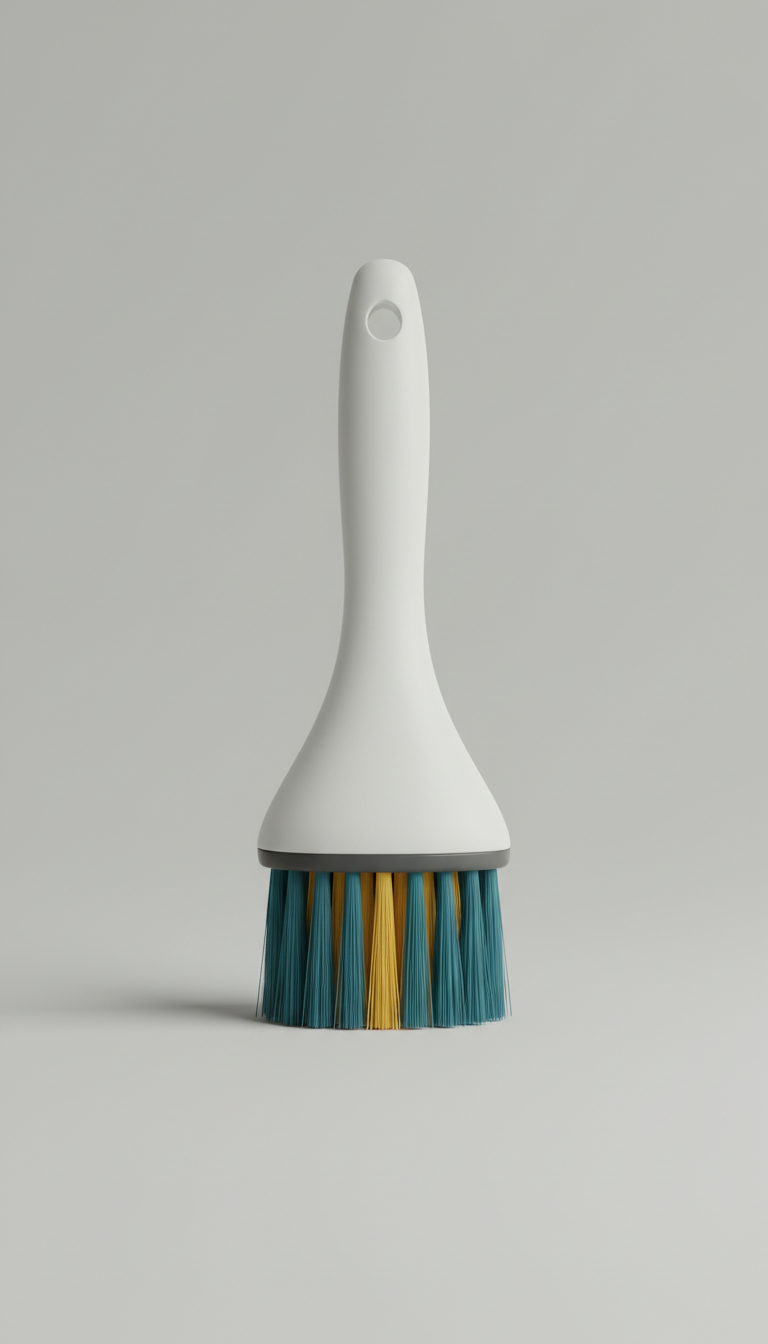 Multipurpose cleaning brush with ergonomic grip